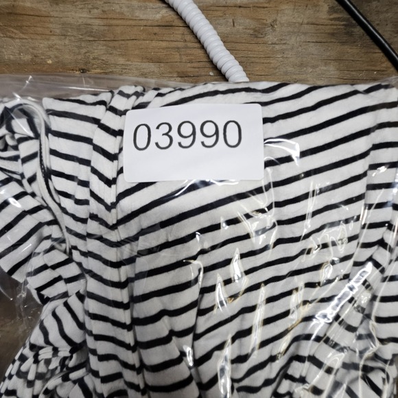 THML Anthropologie Maxi Dress Size S Striped Embroidered‎ Racerback Boho Beachy - Picture 13 of 13